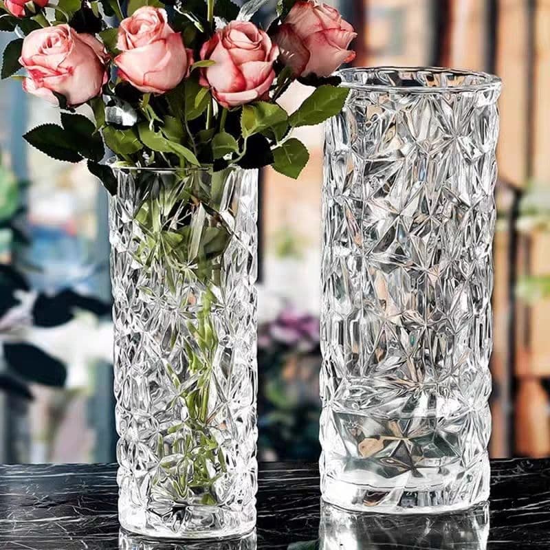 Nordic Ins Style Transparent Glass Vase Wholesale Premium Lucky Bamboo Glass Vessel Decorative Vase