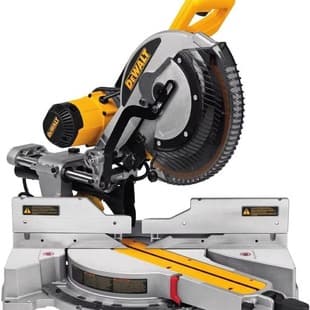 DEWALT 10-Inch Miter Saw for Aluminum and Wood 45-Degree Bevel Cut DWS713 Aluminum 12-Inch 715 DWS780