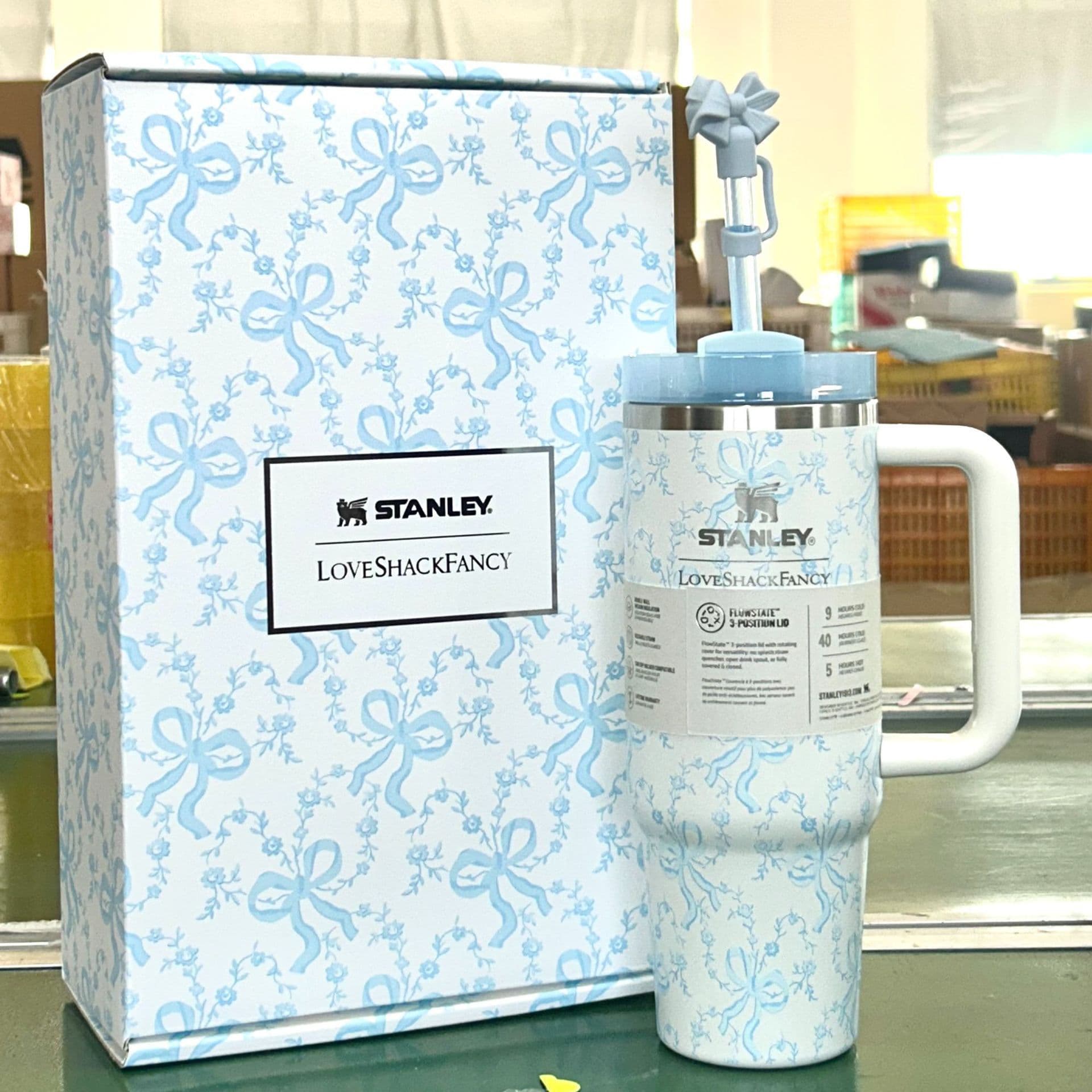 Hot-Selling Amazon Cross-Border Product: Stanley 2nd Generation 40oz Insulated Cup, Ice Cup, Car Cup