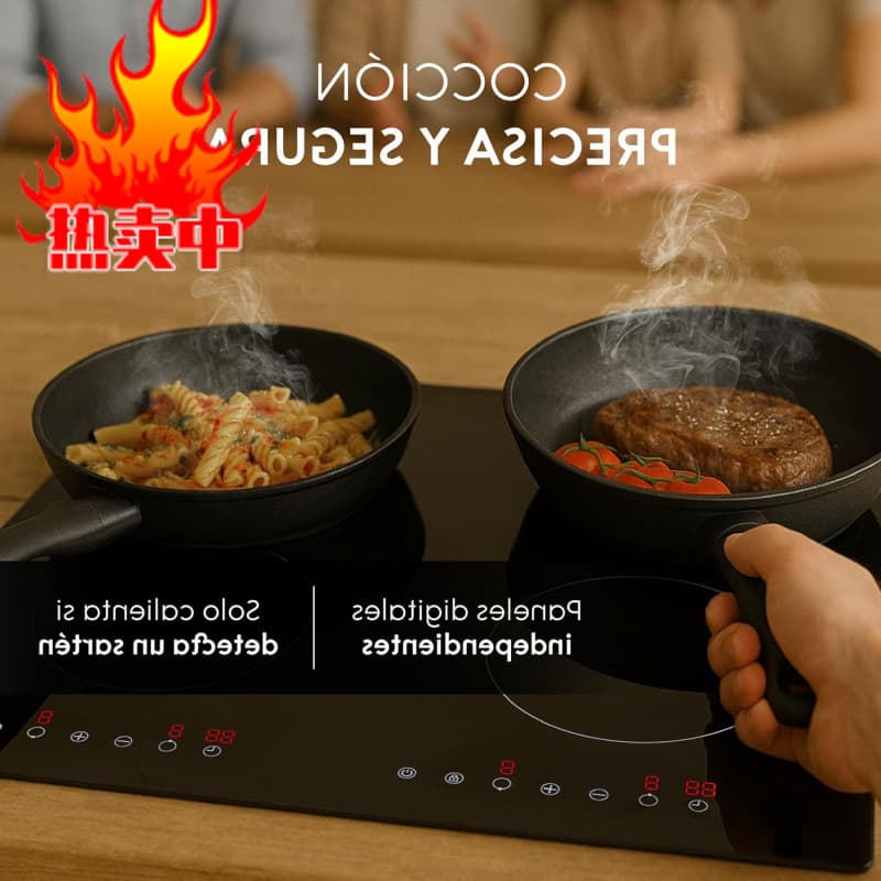Factory Induction Grill Burners V W, Flex Zones, Est