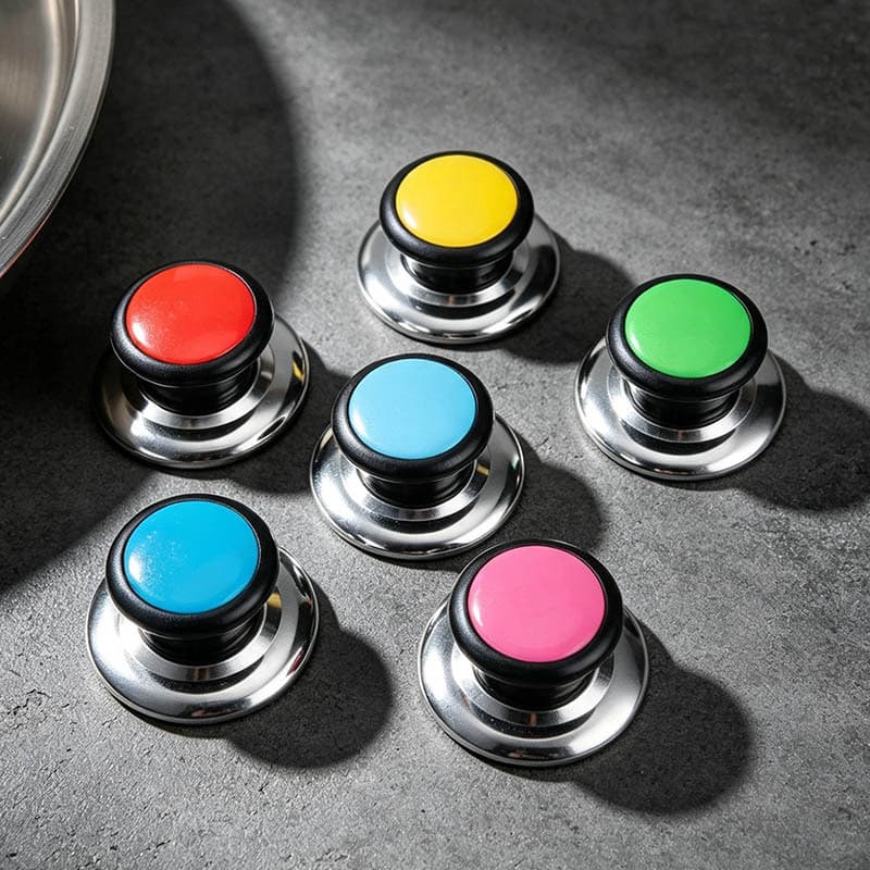 Colored pot lid handle plastic anti-scalding pot lid top bead glass lid handle pot lid cap pot lid top manufacturer wholesale