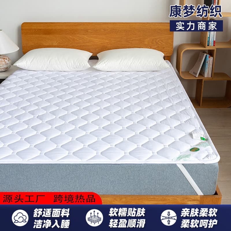 Hotel mattress protector, thin and soft, wholesale from manufacturers, suitable for home use, washable mattress protector.