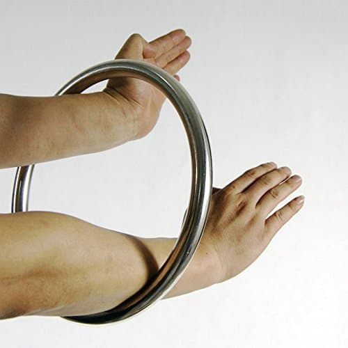 Wing Chun Steel Ring Weighted Training Ring Kung Fu Iron Bracelet Pure Stainless Steel Diamond Ring Iron Arm Training Steel Ring Wing Chun