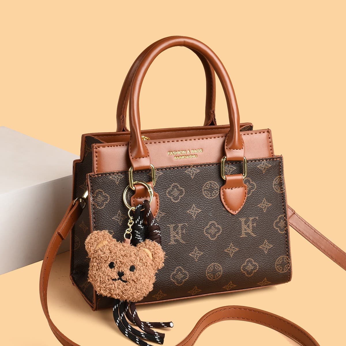 New Fashion Printed Bag for Women, Stylish and Versatile Handheld Shoulder Bag, Niche High-End Sense Large Capacity Crossbody Bag