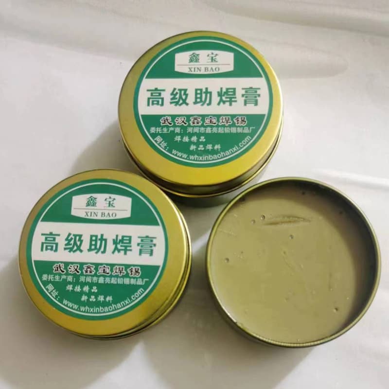 Solder paste and flux, 100g, for soldering irons, metal and electronic soldering. Available in stock.