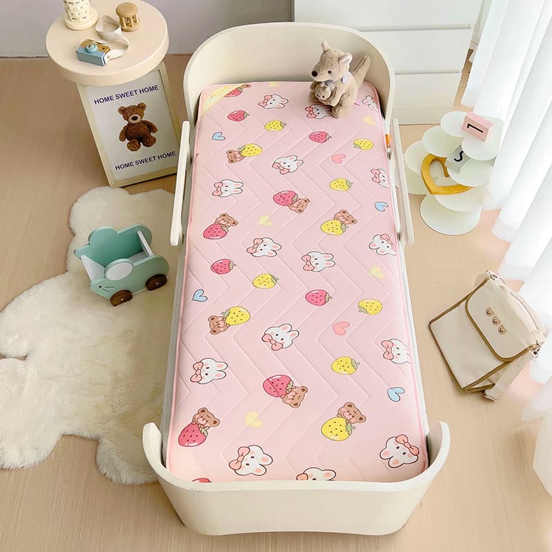 Class A Knitted Cotton Latex Mattress for Infants/Kindergarten, Breathable Thick Children's Mattress, Nap Bedding