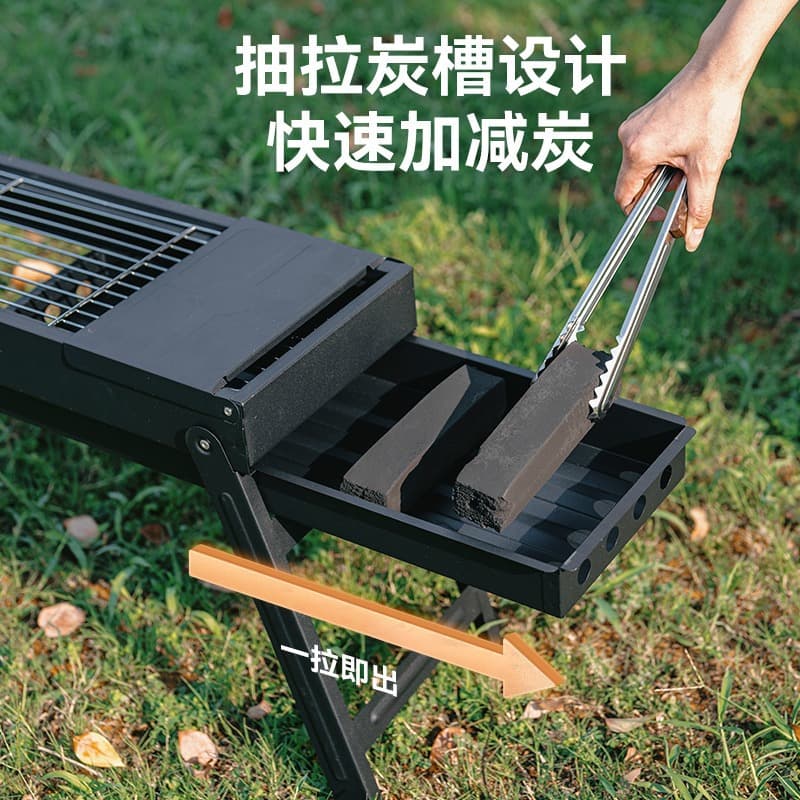 Factory wholesale new folding barbecue grill stand, direct factory supply for camping and outdoor cooking, portable