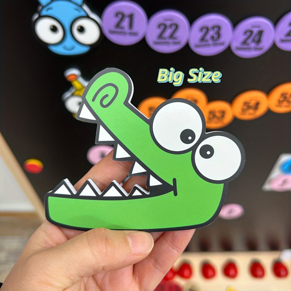 Cross-border Magnetic Cartoon Number Learning Tool Set Whiteboard Stand Set Animal Math Learning Custom Production