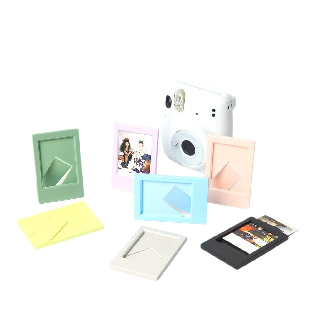 Universal Mini 3 Inch Classic Vertical Polaroid Frame Morandi Color Creative Photo Stand Mini Frame Tabletop