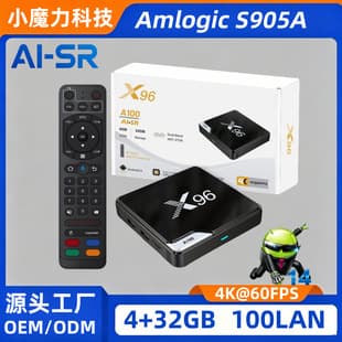 X96 A100 Dual-Band TV Box S905A Set-Top Box Network Player Android Voice TVBOX