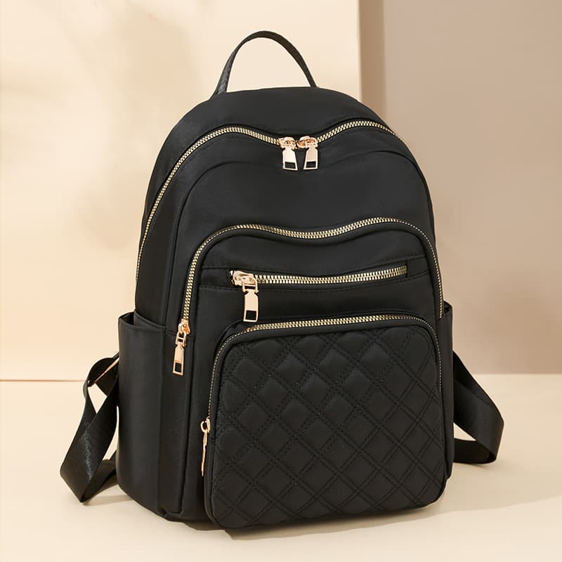 Oxford cloth 2024 backpack women's fashionable large capacity lightweight simple trendy school bag for outdoor leisure travel