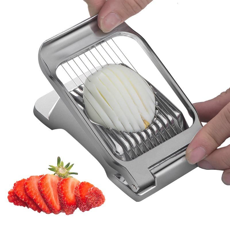 Japanese Egg Cutter Aluminum Egg Slicer Egg Cutting Tool Egg Slice Ham Strawberry Slicer