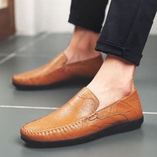 Men's New Simple Casual British Business Leather Shoes Comfortable Texture Fashion Korean Trend