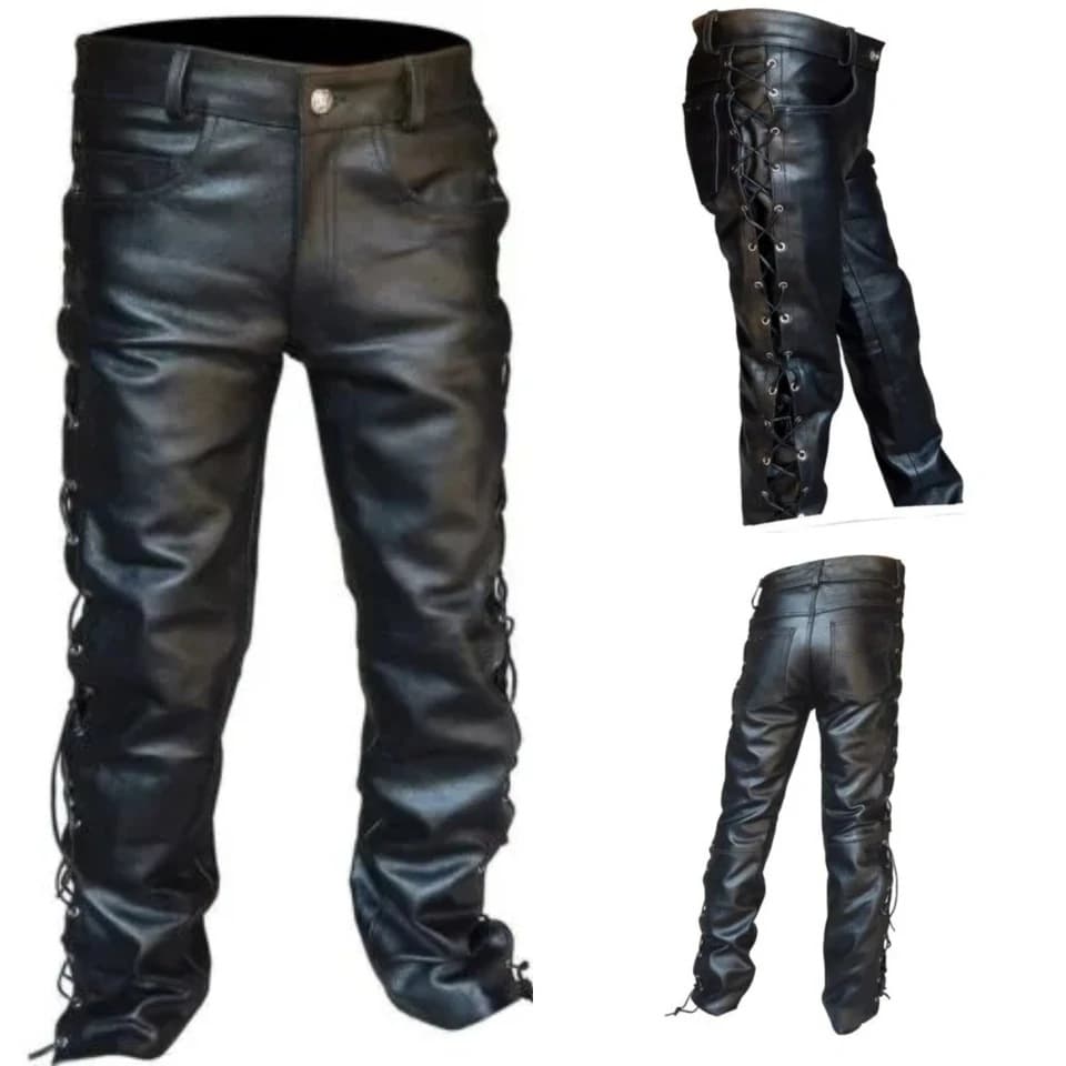 Medieval Men's Pants Gothic Long Plus Size Retro Floor-Length Shirt Punk Cosplay Costume Medieval Style