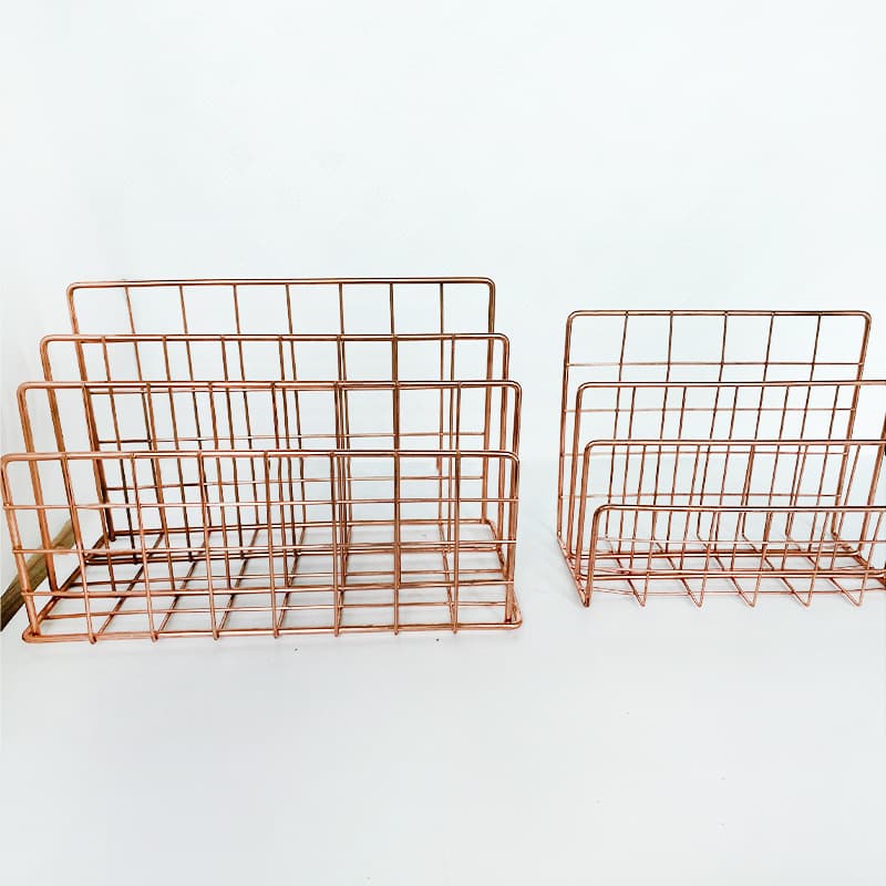 Nordic Minimalist Iron Creative Office Material Shelf File Magazine Three-tier Bookstand