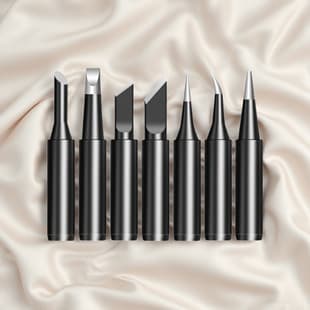 Black Diamond Soldering Iron Tip High Temperature Resistant Pointed Round Chisel Tip 936 Black Soldering Iron Tip Constant Temperature Soldering Station