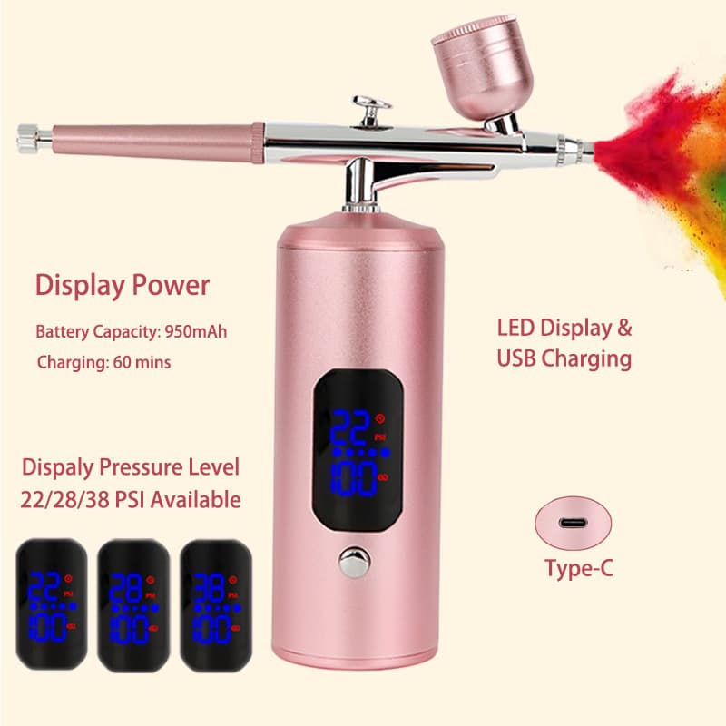 Cross-border Oxygen Injection Handheld Mini Hydrating Beauty Device Sprayer Mist Sprayer High Pressure Oxygen Instrument