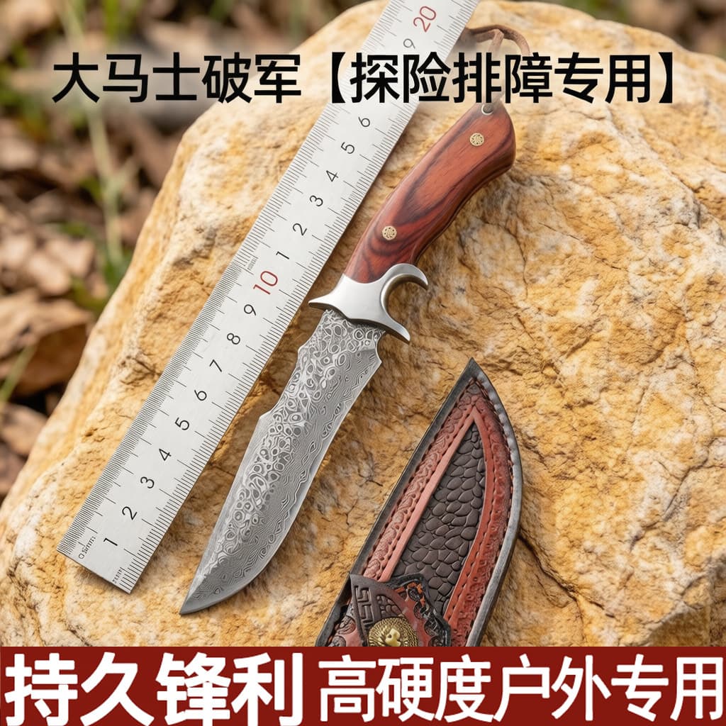 Yangjiang Knife Outdoor Camping Meat Knife Fruit Knife Chicken Wing Wood Handle Sharp Picnic Portable Pocket Knife