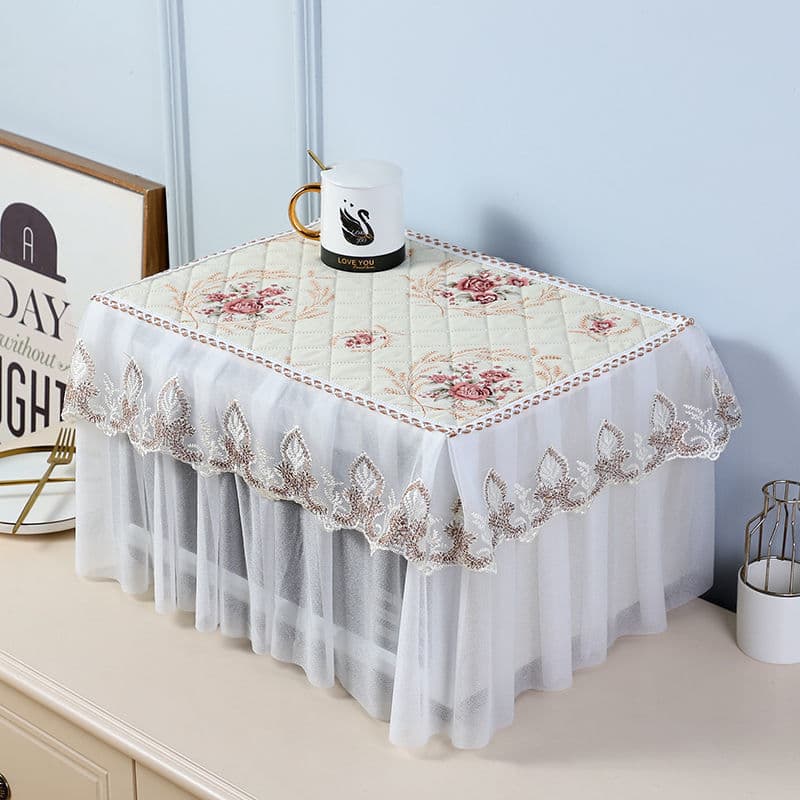 Printer Dust Cover, Microwave Oven Cover, Electric Oven Dust Cover, Lace Cloth Cover, Universal