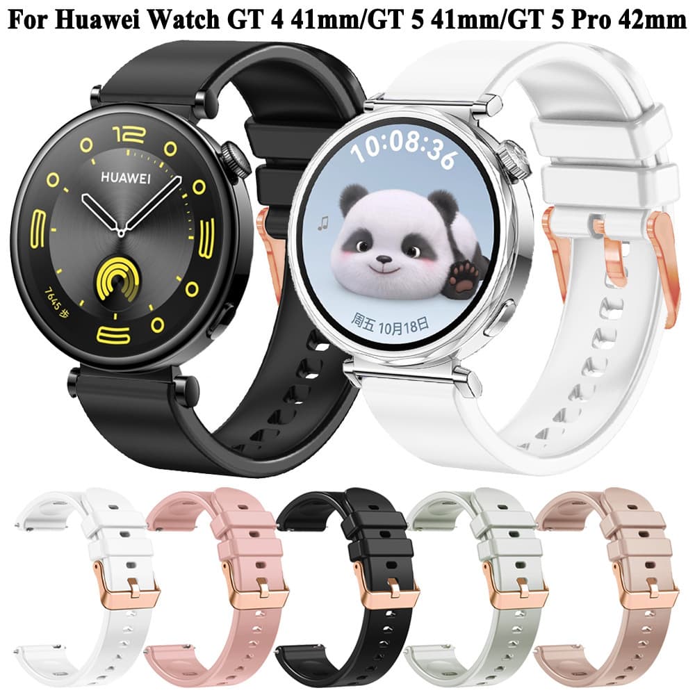Suitable for Huawei GT6/5/4 silicone watch strap 18mm Huawei GT4/41mm Garmin venu3s strap
