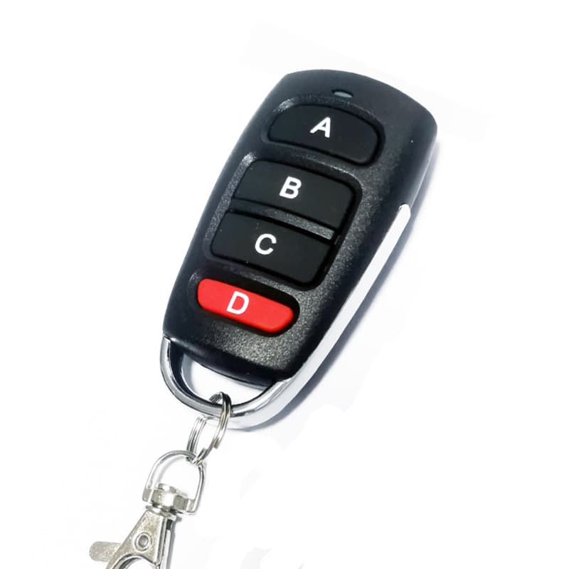 Waterproof Metal Four-key Copy Remote Control 433mhz Garage Door Opener Key Secure Durable Wireless Transmitter