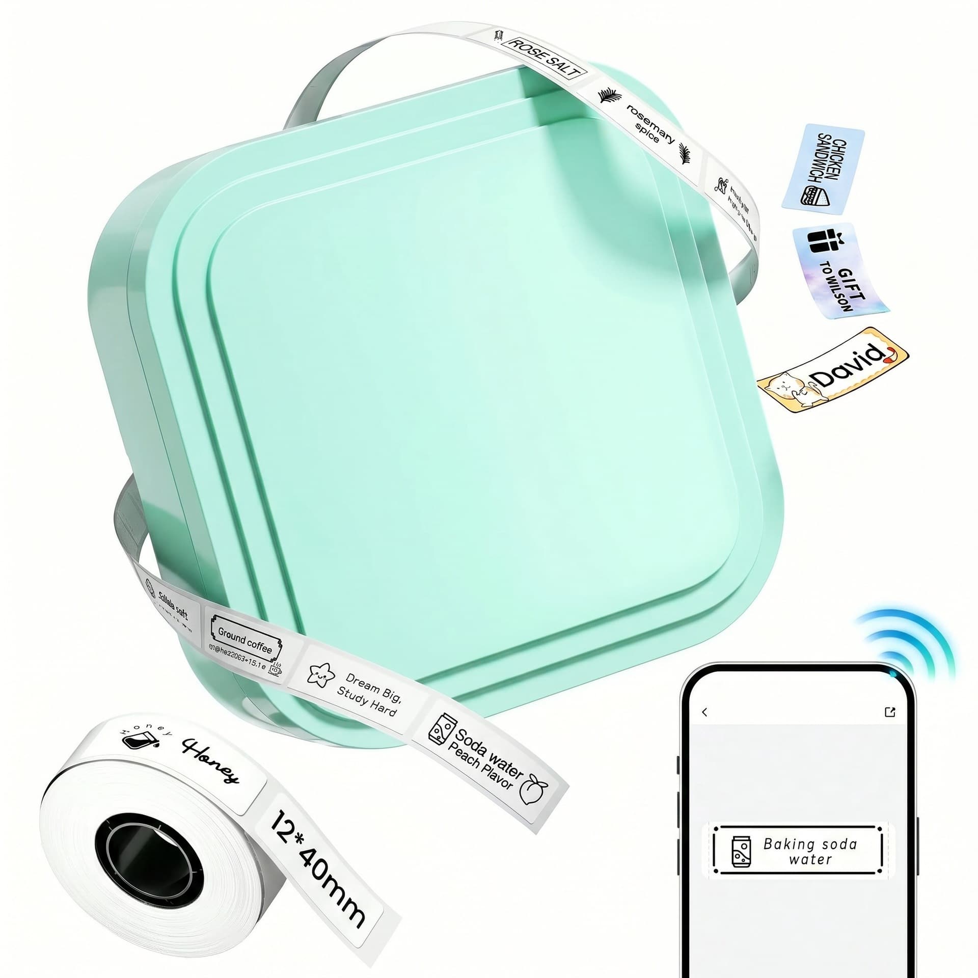 mini label sticker printer thermal printer