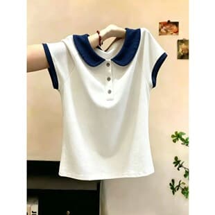 TikTok Hot Selling Women's Short Sleeve New Mother Middle-Aged Loose High-End Blouse Middle-Aged Women T-Shirt Short Sleeve