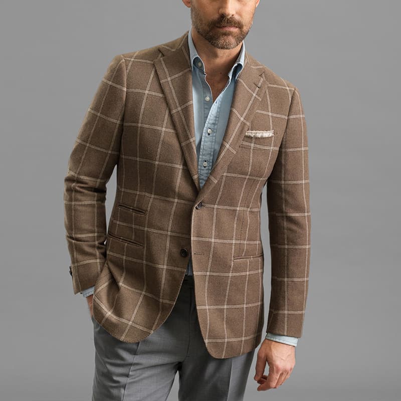2026 Fall/Winter New European and American Suit Men's Clothing Amazon Hot Selling Middle-Aged Men's Cross-Border Supply Men's Jacket