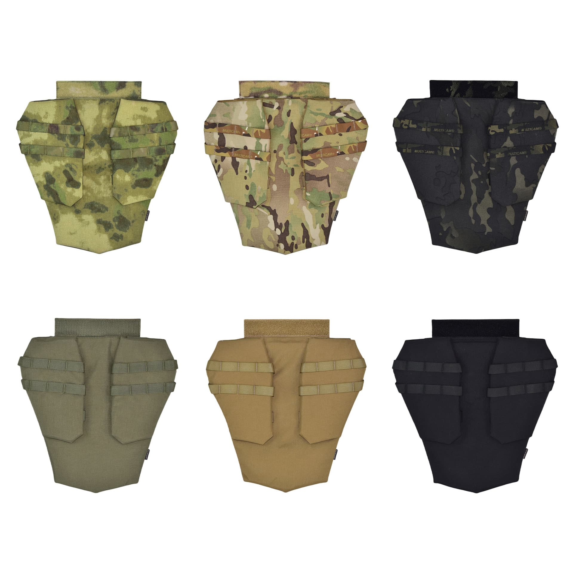 Tactical Vest Accessory Russian Camo Three-Piece Tactical Groin Protector MOLLE Panel Groin Pad Replaceable Soft Armor