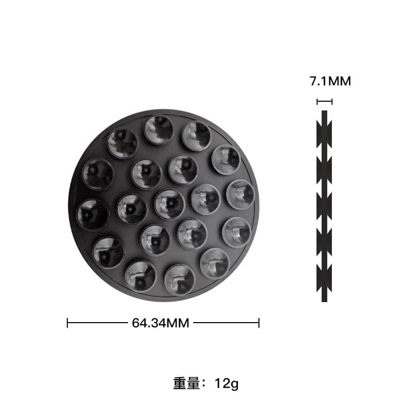 Best-selling Cross-border Dual-sided Silicone Phone Suction Cup 40pcs Magnetic Phone Holder Suction Cup Strong Phone Mount Back Sticker