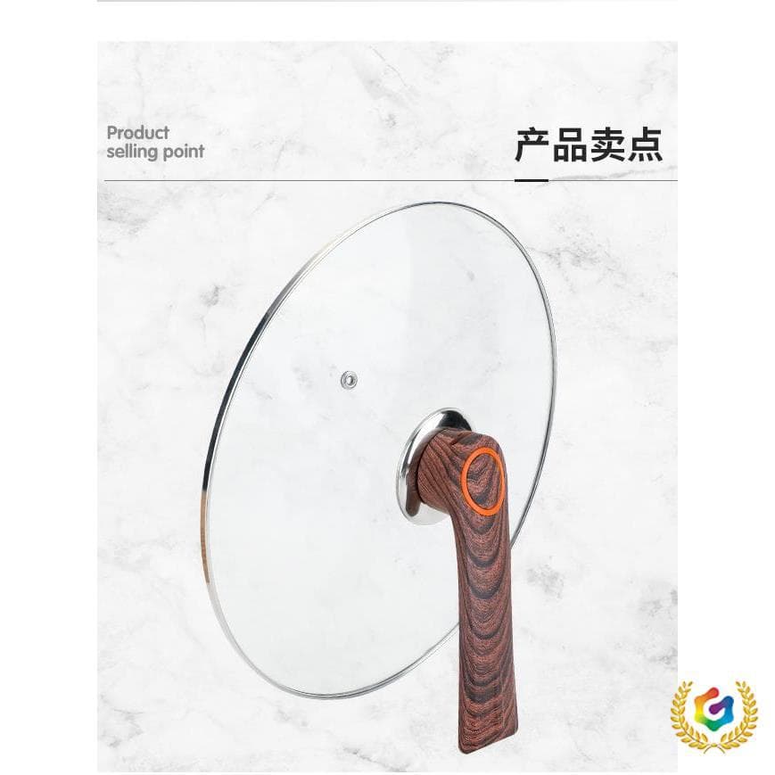 Ventilated Lid Handle with Large Hole, Heat-resistant Wok Lid Grip, High-temperature Resistant 3cm Large Hole Handle