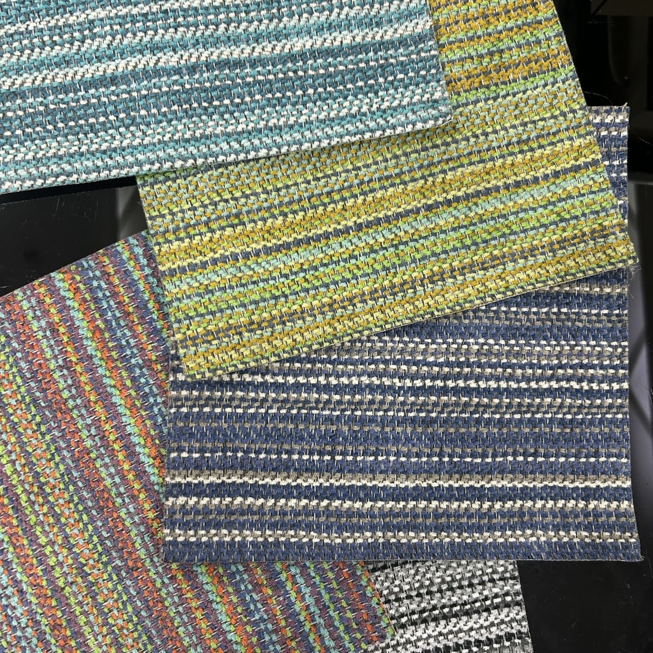 Colorful striped gradient striped fabric for children's rooms, gradient striped sofa fabric, striped pillow fabric