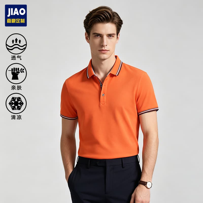 Bora Tencel Cool-Touch Polo Shirt Custom Embroidery Logo Corporate Factory Team Short Sleeve T-Shirt