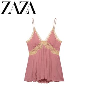 ZAZA Self-Made European & American Style Wholesale Women's Fashion Trendy Lace Bralette Camisole Top 5107046620