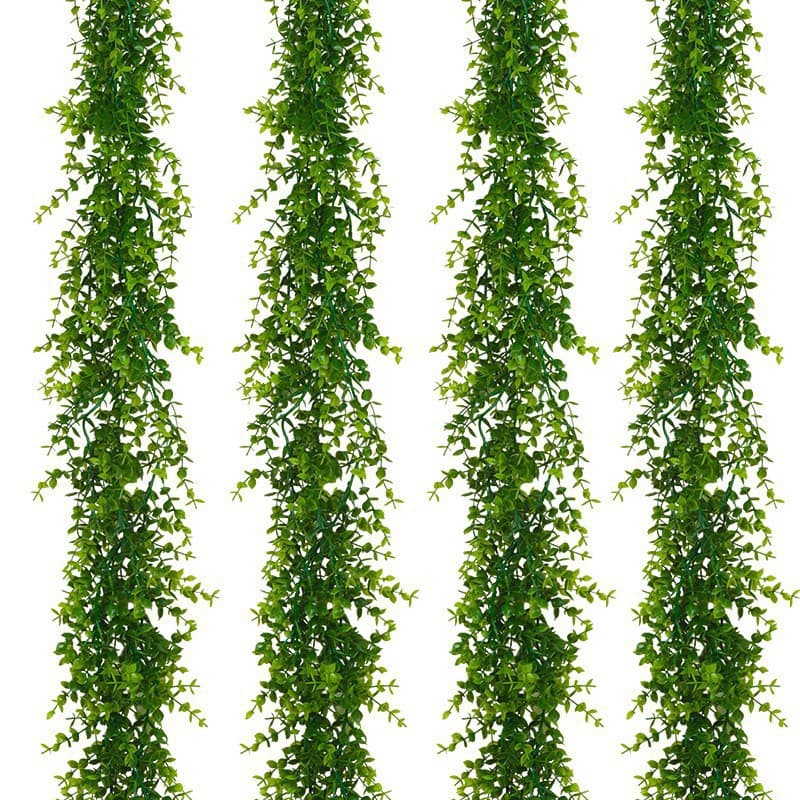 Amazonian artificial greenery, artificial eucalyptus wreath, vine, 1.8m, Instagram-worthy small eucalyptus wall-mounted plant, fake hanging.