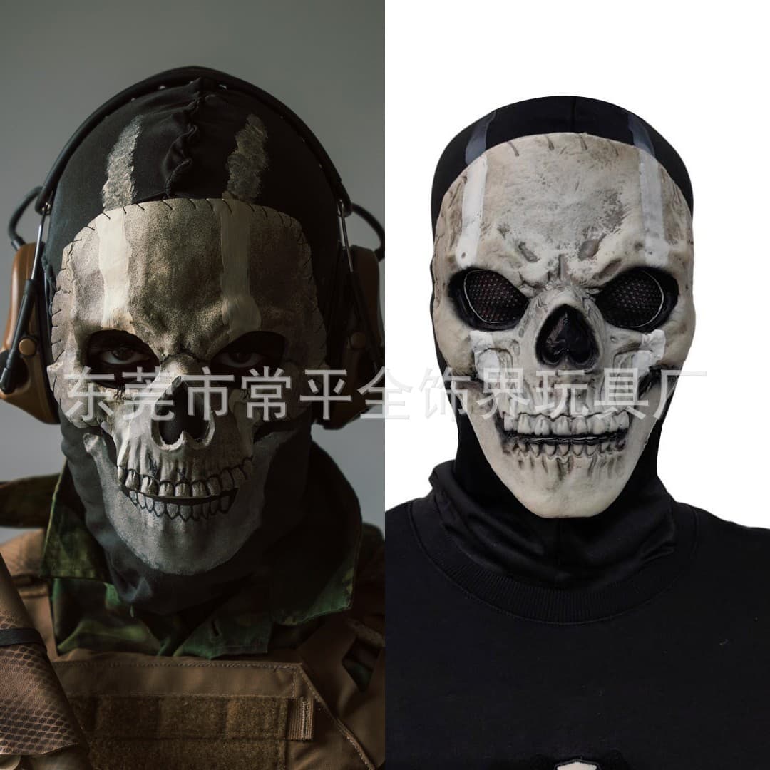 Call of Duty Warzone 2 New Game Skull Ghost Mask Balaclava Cosplay