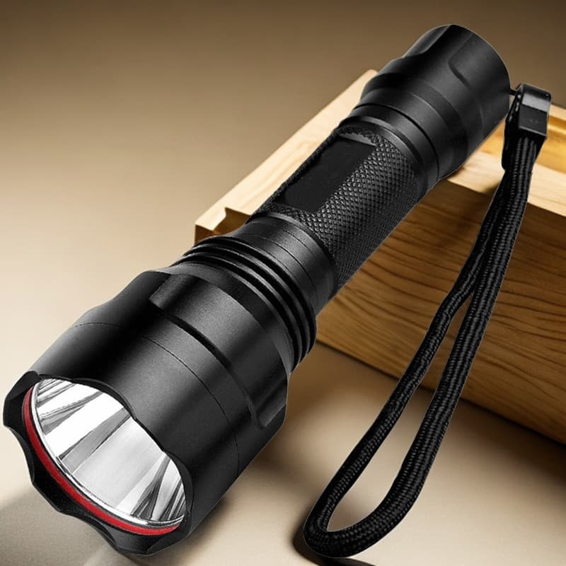 Factory Direct T6 Bright Rechargeable Flashlight Multi-function Super Bright Long-Range Outdoor Cycling Home Use Waterproof LED Light