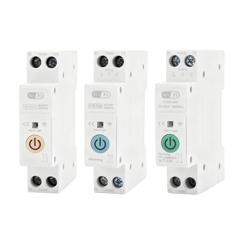 Factory Supply WiFi Circuit Breaker 1P/2P Tuya APP Control Timer Switch Energy Monitoring In Stock