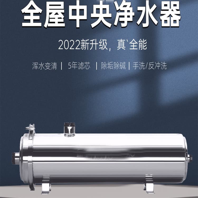 Whole House Central Water Purifier for Home Direct Drinking, Well Water, Mountain Spring Water, High Flow Filter with Nano Crystal Scale Removal