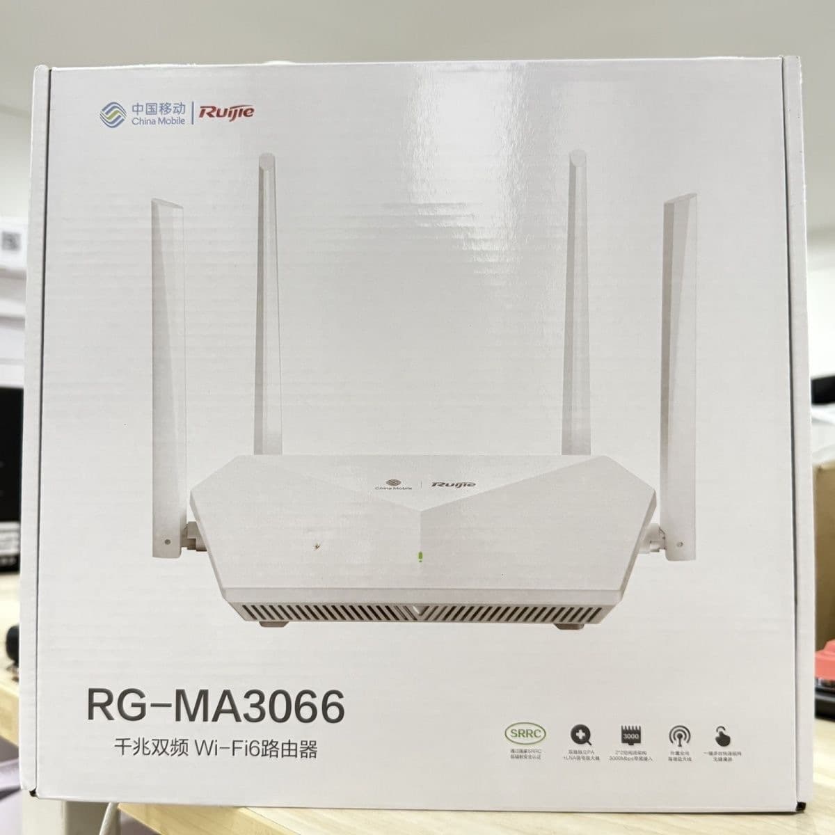 Ruijie RG-MA3066 Router, Mobile AX3000 Dual-Band 5G High-Speed Mesh Network for Home Use
