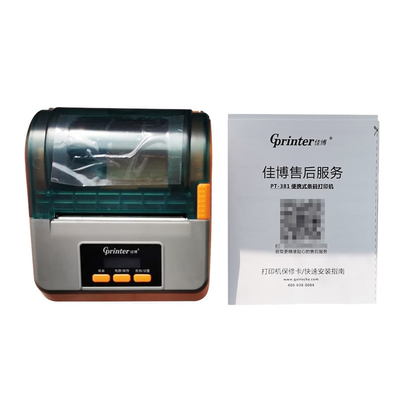 Gprinter Portable Printer PT381 Handheld Label Barcode Printer Thermal Sticker Label Printer
