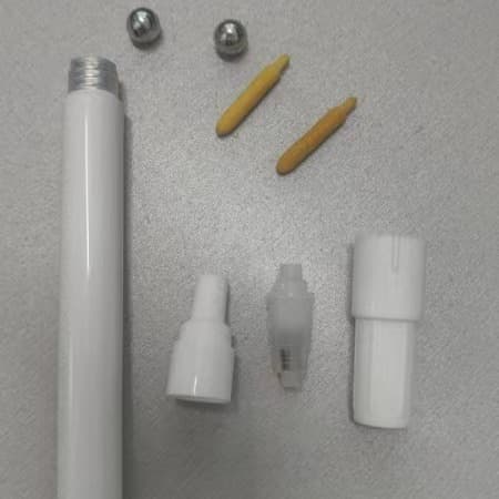 White Blank Rod Paint Pen Tire Marker Gold Black Touch-Up Pen Fast-Drying Fade-Resistant