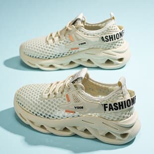 2026 Summer New Women's Breathable Hollow Sneakers Women's Vacation Beach Shoes Lightweight Casual Versatile Women's Shoes