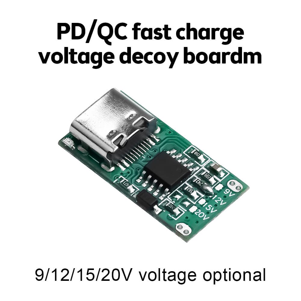 PD/QC Trigger Board Fast Charging USB Boost Module Type-C 9V/12V/15V/20V Fast Charging Module