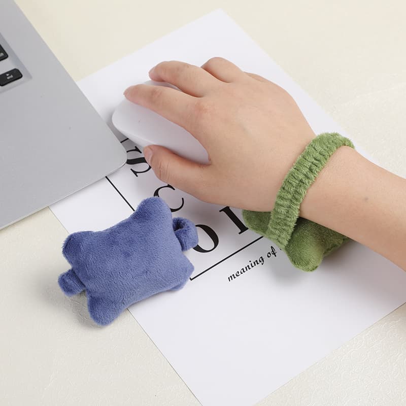 Memory Foam Wrist Support Pad Keyboard Typing Hand Cushion Office Workers Computer Mouse Pad Ergonomic Pillow for Typing