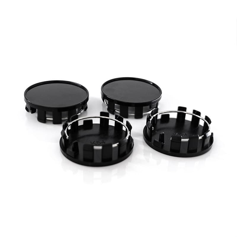 Cross-Border Supply of Car Blank Hub Caps with Outer Diameter of 54mm, Pattern-Free Hub Center Caps, Electroplated Hub Caps