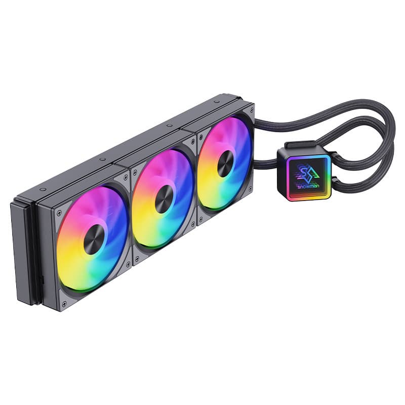 SNOWMAN Iceman KS120/240/360 Computer ARGB Fan Silent All-in-One CPU Liquid Cooler