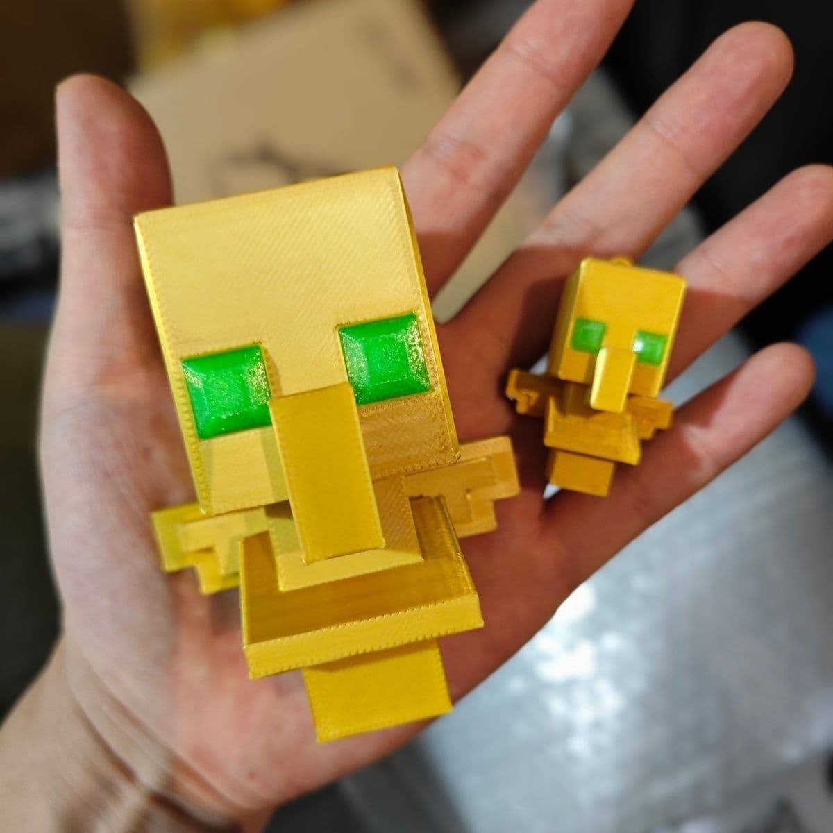 In Stock Fast Shipping Minecraft 3D Printed Totem of Undying Large Totem of Undying Keychain