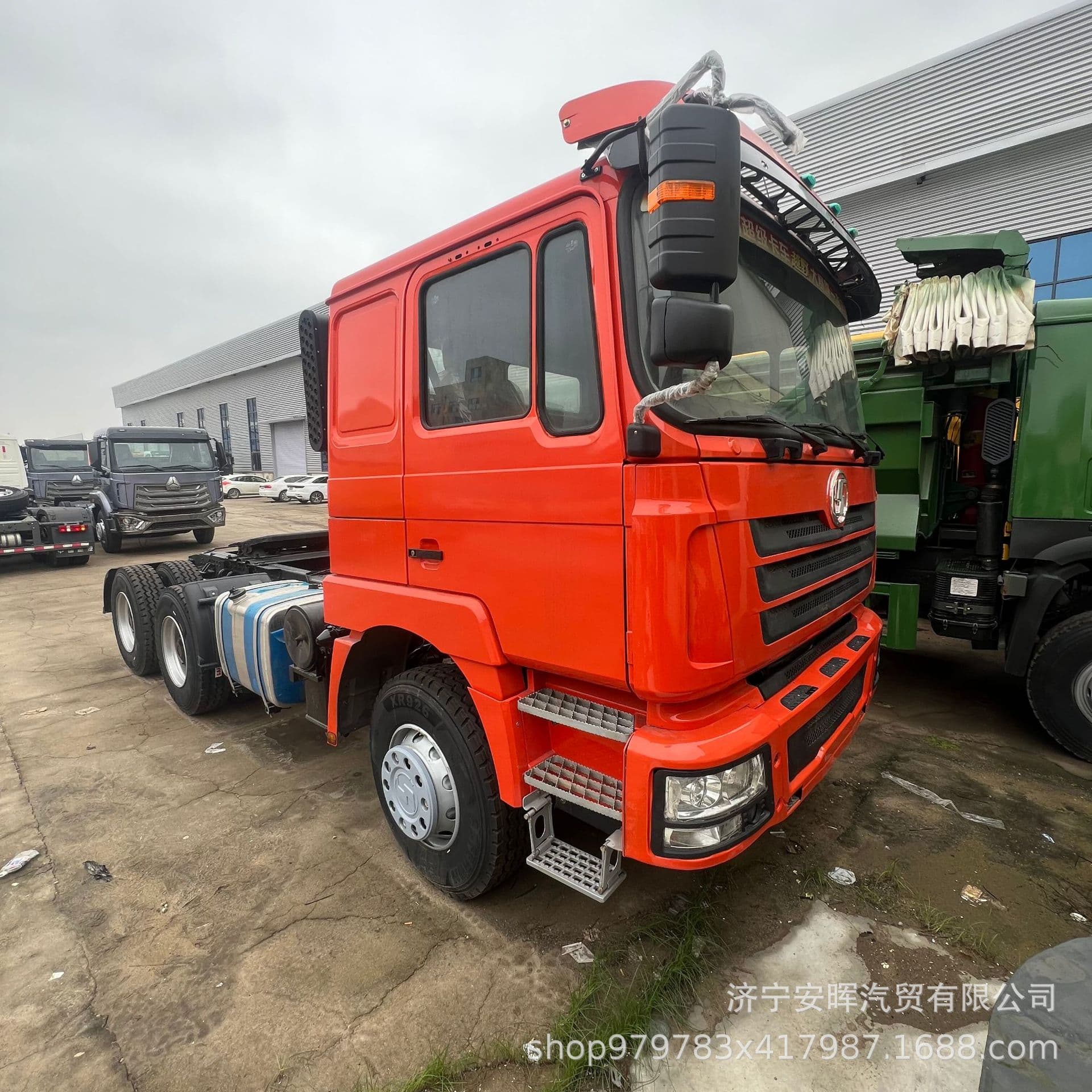 Export Shacman DEULON F3000 tractor, 6*4 drive, 420 HP, strong power, efficient transport