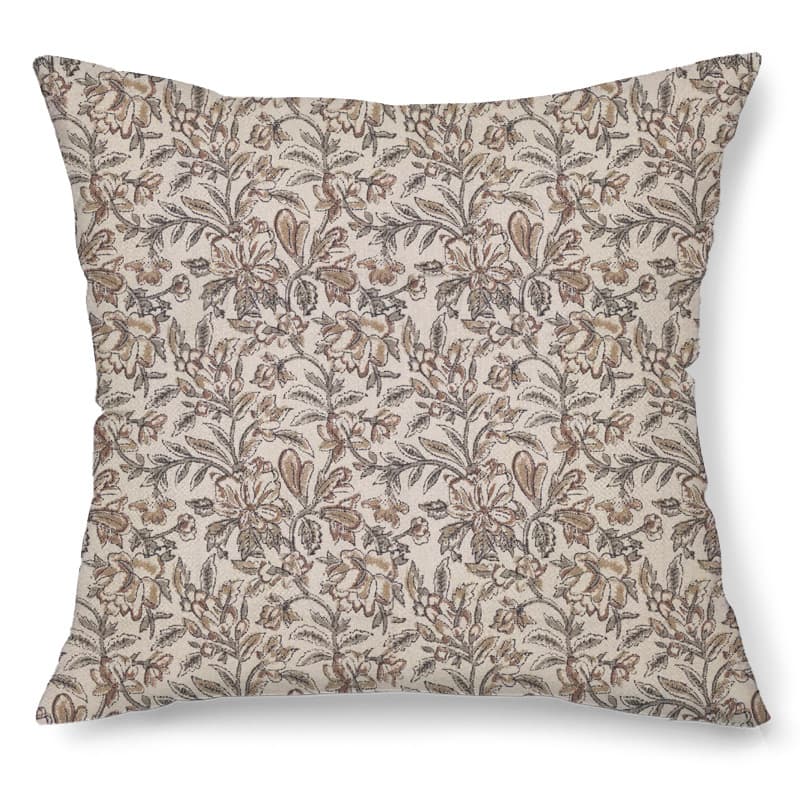 Floral Light Luxury Style Pillow Cover Living Room Sofa Cushion Bay Window Cushion Bedroom Bedside Sofa Pillow